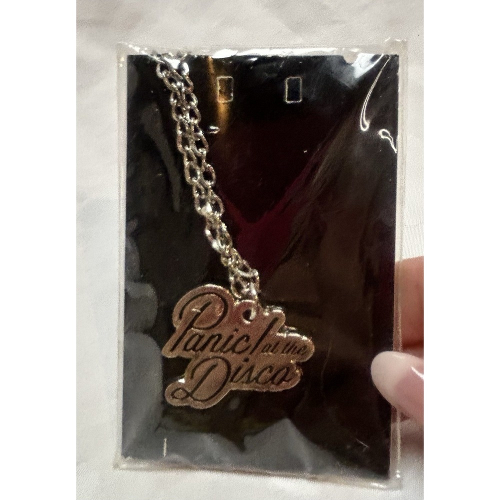 Panic! At The Disco Silver Metal Necklace 20" Chain New